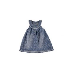 Name it Girls Sukienka Abava light blue denim - niebieski - Gr.Moda (2 - 6 lat). Niebieskie sukienki niemowlęce marki Name it, z bawełny. Za 96,50 zł.