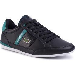 Sneakersy LACOSTE - Chaymon 120 1 Cma 7-39CMA00111B4 Blk/Grn. Czarne sneakersy męskie Lacoste, na co dzień, bez wzorów, ze skóry ekologicznej, bez zapięcia. W wyprzedaży za 369,00 zł.