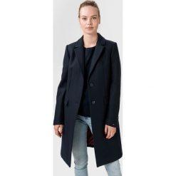 Tommy Hilfiger Essential Płaszcz Niebieski. Niebieskie kurtki damskie TOMMY HILFIGER, na wiosnę, bez wzorów, z wełny, bez kaptura. Za 1377,95 zł.