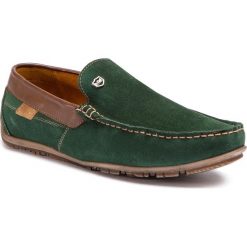 Mokasyny KRISBUT - 5186-4-9 Zielony. Zielone mokasyny męskie marki Krisbut, z zamszu, eleganckie. Za 259,00 zł.