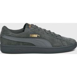 Puma - Buty Smash v2. Szare buty skate męskie Puma, z gumy, na sznurówki. W wyprzedaży za 219,90 zł.