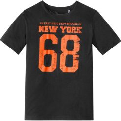 Odzież chłopięca: T-shirt z nadrukiem w stylu „college” bonprix czarny