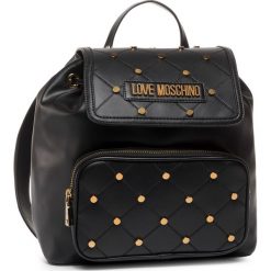 Plecak LOVE MOSCHINO - JC4096PP1ALP0000 Nero. Czarne plecaki damskie Love Moschino, bez wzorów, ze skóry ekologicznej, klasyczne. W wyprzedaży za 759,00 zł.