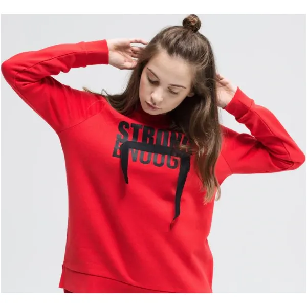 Umbro Bluza Serora , czerwony, rozmiar L. Czerwone bluzy damskie Umbro, s, z aplikacjami, z bawełny, bez rękawów, bez kaptura. W wyprzedaży za 79,99 zł.