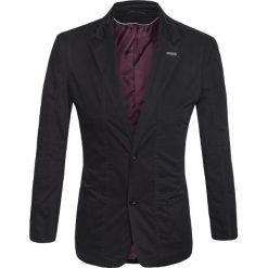 Marynarka ROBERTO 040L. Czarne marynarki męskie slim fit Giacomo Conti, z bawełny. Za 339,00 zł.
