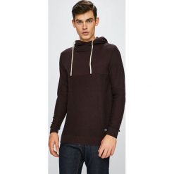 Jack & Jones - Sweter. Niebieskie swetry męskie Jack & Jones, m, bez wzorów, z bawełny, z kapturem, z kapturem. W wyprzedaży za 79,90 zł.
