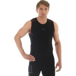 T-shirty męskie: Brubeck Koszulka męska Fitness czarna r. XL (SL10130)