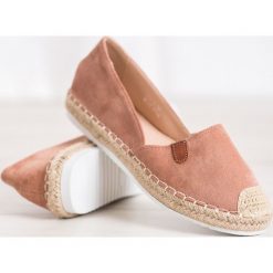 Klasyczne espadryle. Espadryle damskie SHELOVET, bez wzorów, z zamszu, bez obcasa. Za 99,00 zł.