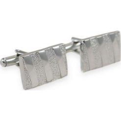 Eleganckie, Męskie Spinki do Mankietów - Alties SPMALT0105. Szare spinki do mankietów męskie Alties, z mosiądzu. Za 33,00 zł.