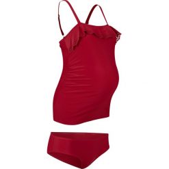 Tankini ciążowe (2 części) bonprix czerwony. Czerwone stroje kąpielowe ciążowe bonprix, bez wzorów, moda ciążowa. Za 109,99 zł.