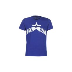 T-shirty z krótkim rękawem Diesel T DIEGO A7. Niebieskie t-shirty męskie Diesel, s, bez wzorów, bez kołnierzyka, krótkie. Za 199,00 zł.