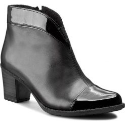Botki damskie lity: Botki RIEKER - Z7664-00 Schwarz