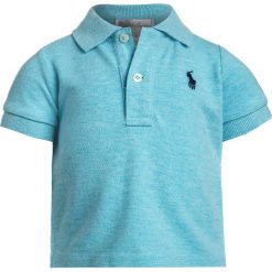Polo Ralph Lauren BABY Koszulka polo beach aqua heather. Niebieskie bluzki dziewczęce bawełniane marki Polo Ralph Lauren. Za 189,00 zł.