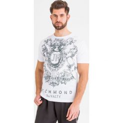 T-SHIRT DELILAH john richmond. Białe t-shirty męskie John Richmond, xxl, bez wzorów, bez kołnierzyka. Za 459,00 zł.