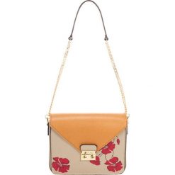 Torebki klasyczne damskie: Skórzana torebka w kolorze taupe – (S)20 x (W)18 x (G)6 cm