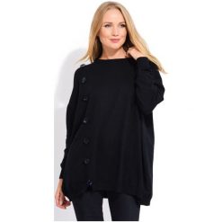 Fille Du Couturier Sweter Damski Bethanie 38 Czarny. Czarne swetry damskie marki Fille Du Couturier, bez wzorów, z materiału, z długim rękawem, długie, bez kaptura. W wyprzedaży za 228,00 zł.