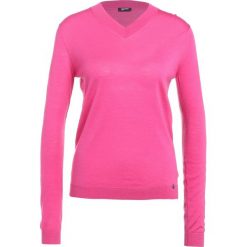 Swetry klasyczne damskie: Jil Sander Navy Sweter shocking pink