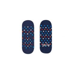 Skarpetki Happy Socks - Dot Liner (DOT06-6000). Niebieskie skarpetki męskie Happy Socks, w kolorowe wzory, z bawełny. Za 27,90 zł.