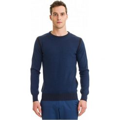 Galvanni Sweter Męski Halle Xxl, Ciemnoniebieski. Niebieskie swetry klasyczne męskie marki GALVANNI, xxl, w paski, z wełny, eleganckie. W wyprzedaży za 299,00 zł.