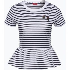 T-shirty damskie: HUGO – T-shirt damski – Nirine, niebieski