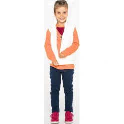 Lemon Explore - Bezrękawnik dziecięcy 86-116 cm. Białe kurtki dziewczęce marki LEMON explore, bez wzorów, z bawełny, bez kaptura. W wyprzedaży za 39,90 zł.