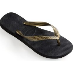 Havaianas - Japonki. Czarne klapki damskie marki Havaianas, z gumy. W wyprzedaży za 69,90 zł.