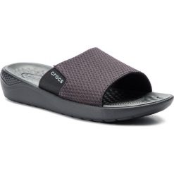 Klapki CROCS - Literide Mesh Slide M 205611 Black/State Grey. Czarne klapki męskie Crocs, bez wzorów, z tworzywa sztucznego. Za 219,00 zł.