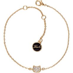 Karl Lagerfeld - Bransoletka. Żółte bransoletki damskie KARL LAGERFELD, z kryształem, metalowe. Za 229,90 zł.