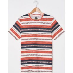 T-shirt w paski - Wielobarwny. T-shirty męskie House, s, w paski, bez kołnierzyka. W wyprzedaży za 39,99 zł.