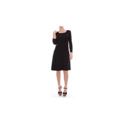 Sukienki krótkie Moschino A04166124. Czarne sukienki damskie MOSCHINO, bez wzorów, bez kołnierzyka, z krótkim rękawem, krótkie, mini. Za 1630,79 zł.