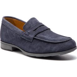 Mokasyny GEOX - U Besmington G U641XG 000ZR C4002 Navy. Niebieskie mokasyny męskie Geox, ze skóry. W wyprzedaży za 299,00 zł.