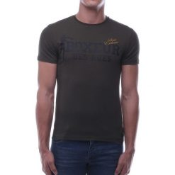 T-shirty męskie: BOXEUR T-shirt zielony r.S (BXE-02ESY)