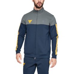 Under Armour Project Rock Bluza Niebieski. Niebieskie bluzy męskie Under Armour, s, bez wzorów, z elastanu, rockowe, bez kołnierzyka, bez rękawów, bez kaptura. Za 498,95 zł.