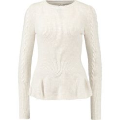 Swetry klasyczne damskie: Miss Selfridge CABLESLEEVE PEPLUM Sweter oatmeal
