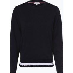 Tommy Hilfiger - Damska bluza nierozpinana – Heleni, niebieski. Niebieskie bluzy sportowe damskie TOMMY HILFIGER, m, prążkowane. Za 399,95 zł.