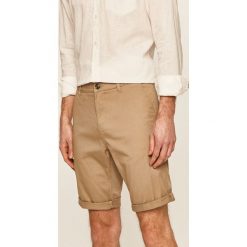 Tom Tailor Denim - Szorty. Brązowe spodenki i szorty męskie TOM TAILOR DENIM, s, bez wzorów, z elastanu, casualowe. W wyprzedaży za 99,90 zł.
