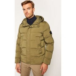 Kurtka puchowa TOMMY HILFIGER Bomber MW0MW14887. Zielone kurtki męskie TOMMY HILFIGER, m, bez wzorów, z puchu, bez kaptura. Za 1399,00 zł.