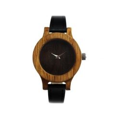 Zegarek SmartWoods Drewniany 22881 damski Simple Dąb czarny. Czarne zegarki damskie SmartWoods. Za 399,99 zł.