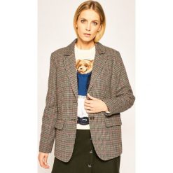 Żakiet Pepe Jeans Goya PL401761. Pomarańczowe marynarki damskie Pepe Jeans, m, bez wzorów, z bawełny. W wyprzedaży za 399,00 zł.