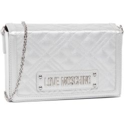 Torebka LOVE MOSCHINO - JC4054PP1ALI0902 Argento. Szare torebki klasyczne damskie Love Moschino, bez wzorów, ze skóry ekologicznej, eleganckie, bez dodatków. Za 489,00 zł.