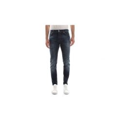 Jeansy slim fit Dondup VICIOUS UP489. Niebieskie jeansy męskie Dondup, m, bez wzorów. Za 584,06 zł.