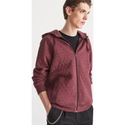 Rozpinana bluza z kapturem - Fioletowy. Fioletowe bluzy męskie marki Reserved, s, bez wzorów, z kapturem, bez rękawów, z kapturem. Za 139,99 zł.