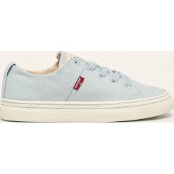 Levi's - Tenisówki. Niebieskie trampki i tenisówki damskie Levi's®, bez wzorów, z gumy, na sznurówki. Za 239,90 zł.