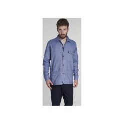 Koszula Flanelowa Niebieska. Niebieskie koszule męskie Delikatessen, xl, bez wzorów, bez kołnierzyka, bez rękawów. Za 760,00 zł.