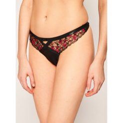 Stringi Gossard Vip Satine 16406. Czarne stringi damskie Gossard, l, bez wzorów, z elastanu. Za 119,00 zł.