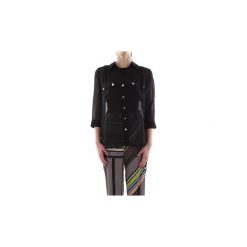 Koszule Guess 92G458 7383Z CHARLOTTE. Czarne koszule damskie Guess, z aplikacjami, bez kołnierzyka, bez rękawów. Za 308,02 zł.