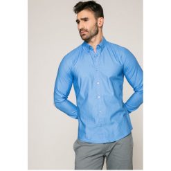 Medicine - Koszula Slow Future. Niebieskie koszule męskie MEDICINE, xl, bez wzorów, z bawełny, casualowe, button down, z długim rękawem. W wyprzedaży za 59,90 zł.