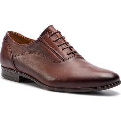 Półbuty SERGIO BARDI - SB-21-07-000099 104. Pomarańczowe buty wizytowe męskie marki Sergio Bardi, ze skóry, bez zapięcia. Za 279,00 zł.