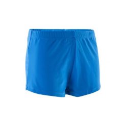 Spodenki do gimnastyki. Czarne spodenki i szorty męskie DOMYOS, m, bez wzorów, z elastanu. Za 29,99 zł.