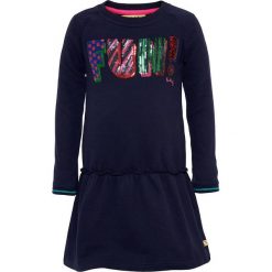 Sukienka "Paula" w kolorze granatowym. Niebieskie sukienki niemowlęce z bawełny, midi, proste. W wyprzedaży za 169,95 zł.
